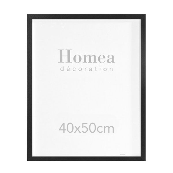 Homea Cadre photo Relief noir (40x50cm)