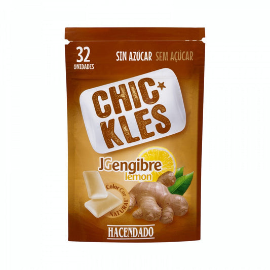 Chewing-gum Hacendado Pastilles de chewing-gum au gingembre Hacendado, 45 gr.