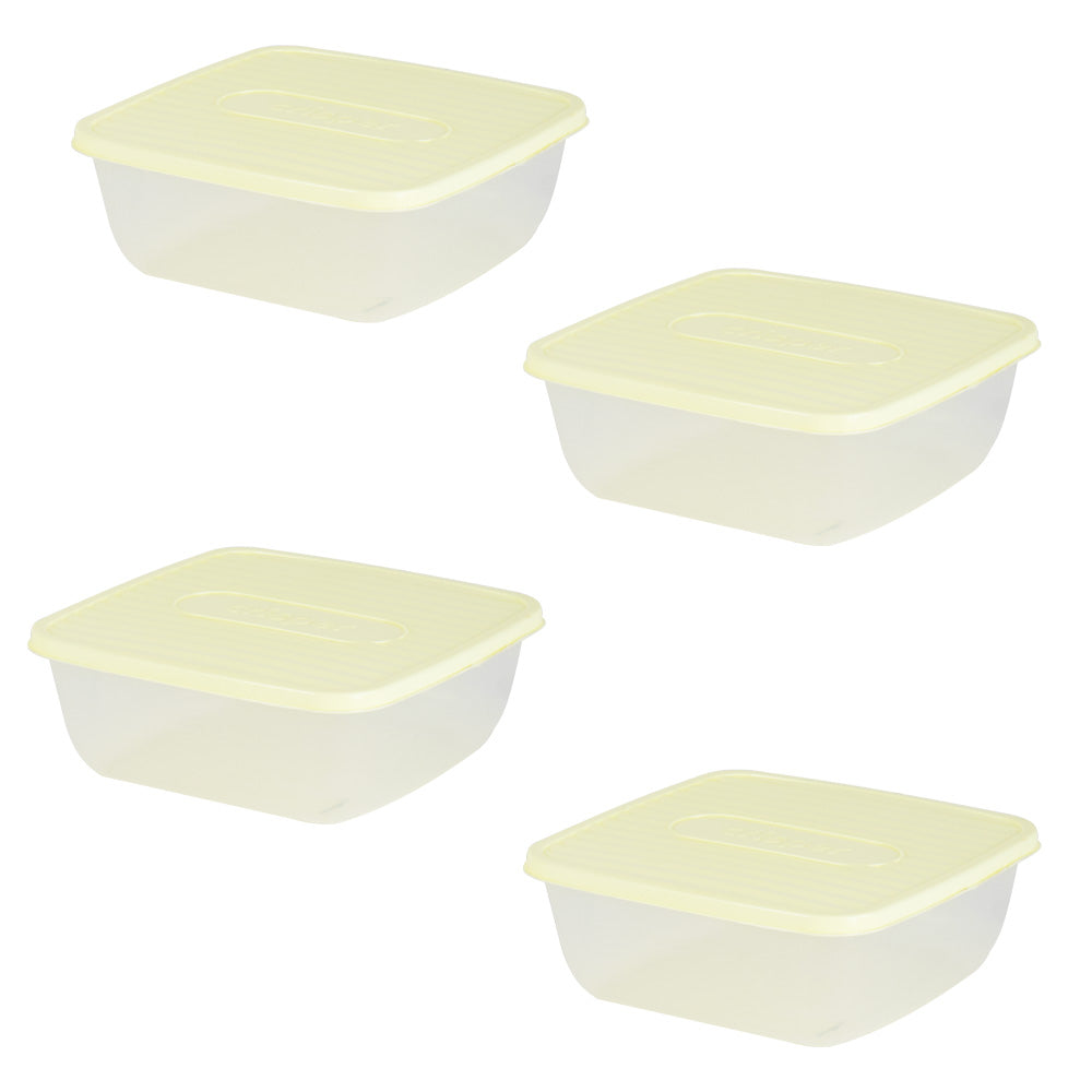 Ensemble de 3 boîtes à légumes carrées de 0,75 L