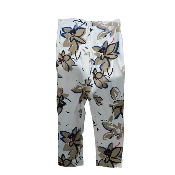 Pantalon extensible confortable à motifs