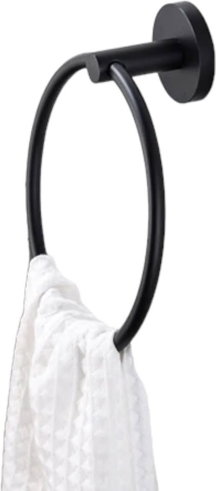 Porte-serviettes - Anneau porte-serviettes - Porte-serviettes - Rond - Salle de bain - Cuisine