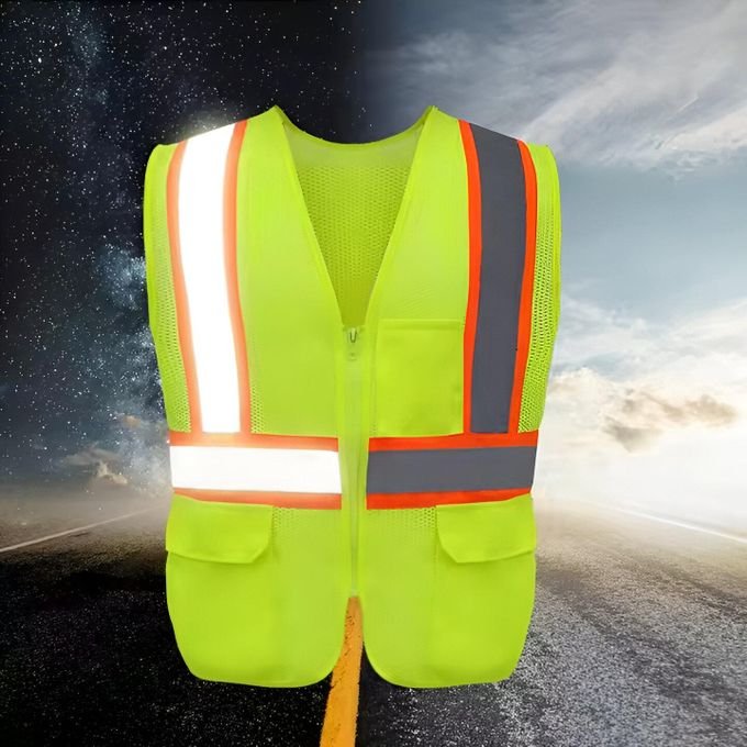 Vestes de travail en coton polyester haute visibilité personnalisables Sécurité renforcée...