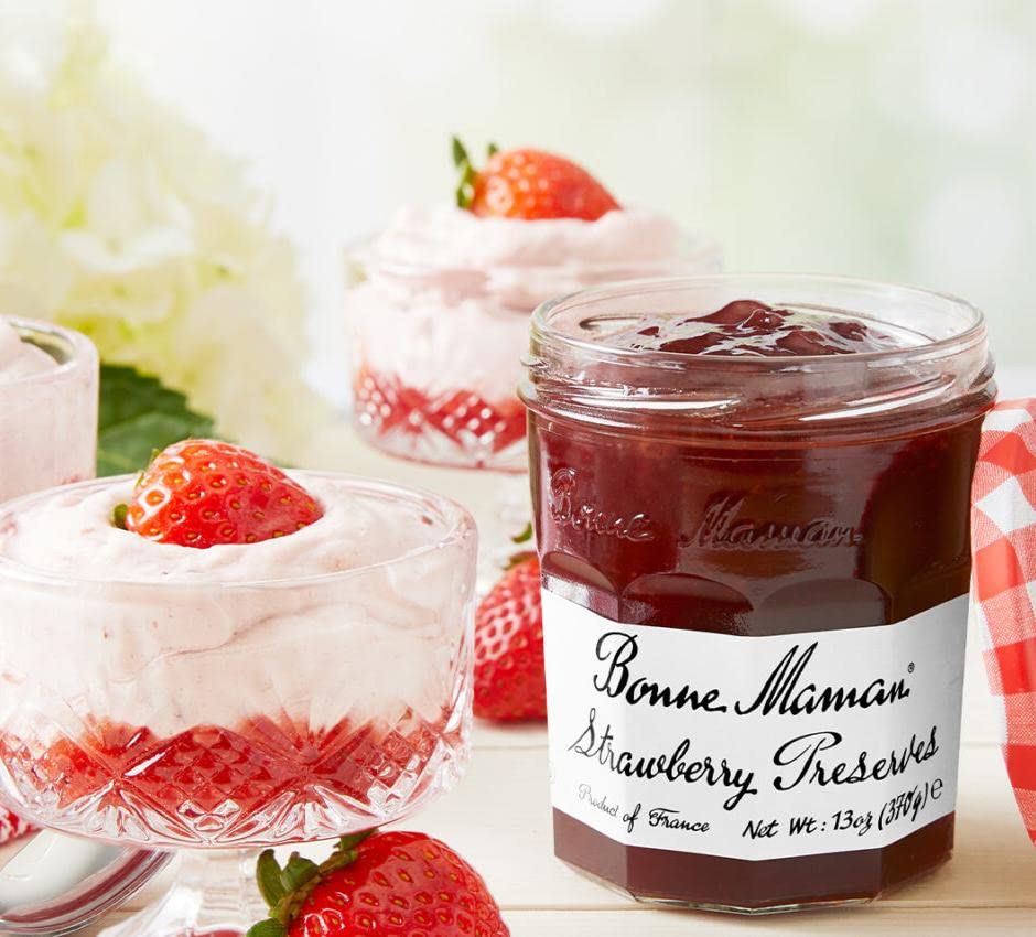 Confiture de fraises Bonne Maman, confiture de fruits marmelade, 13 oz, 28 g