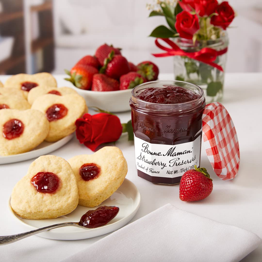 Confiture de fraises Bonne Maman, confiture de fruits marmelade, 13 oz, 28 g