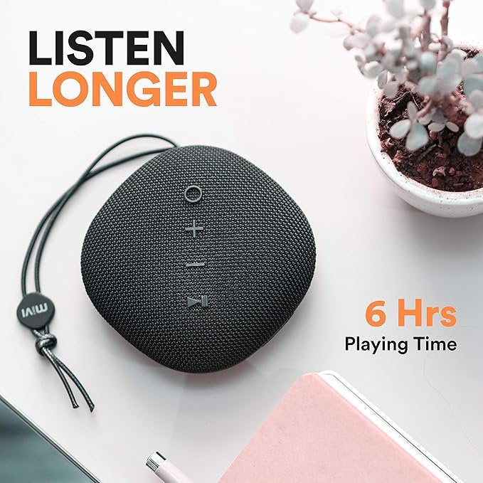 Enceinte sans fil portable KOOLBOKS avec son HD, basses percutantes de 10 watts - Noir