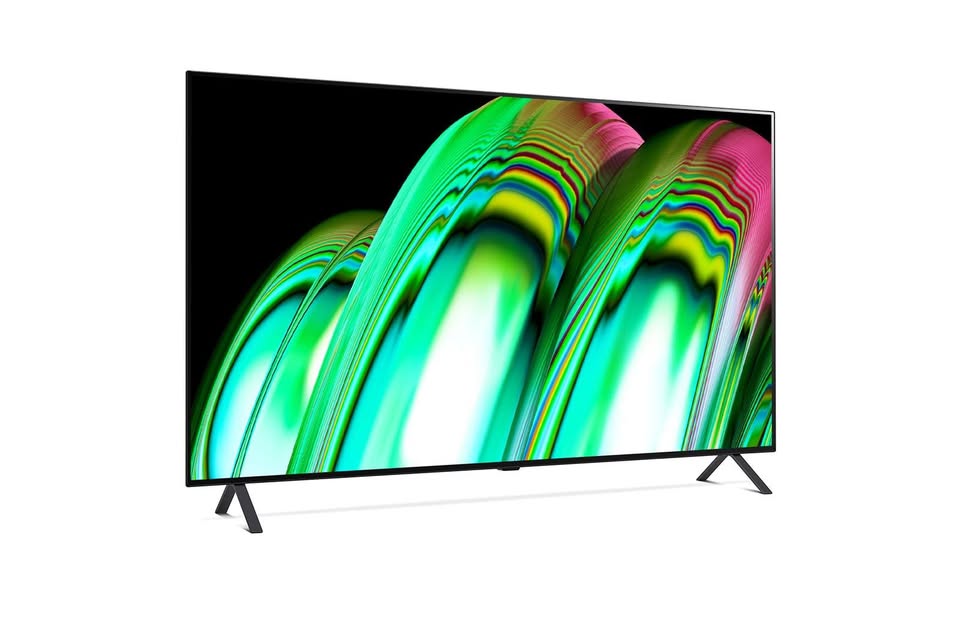Téléviseur OLED LG 65 pouces avec écran cinéma 4K HDR actif, série A2