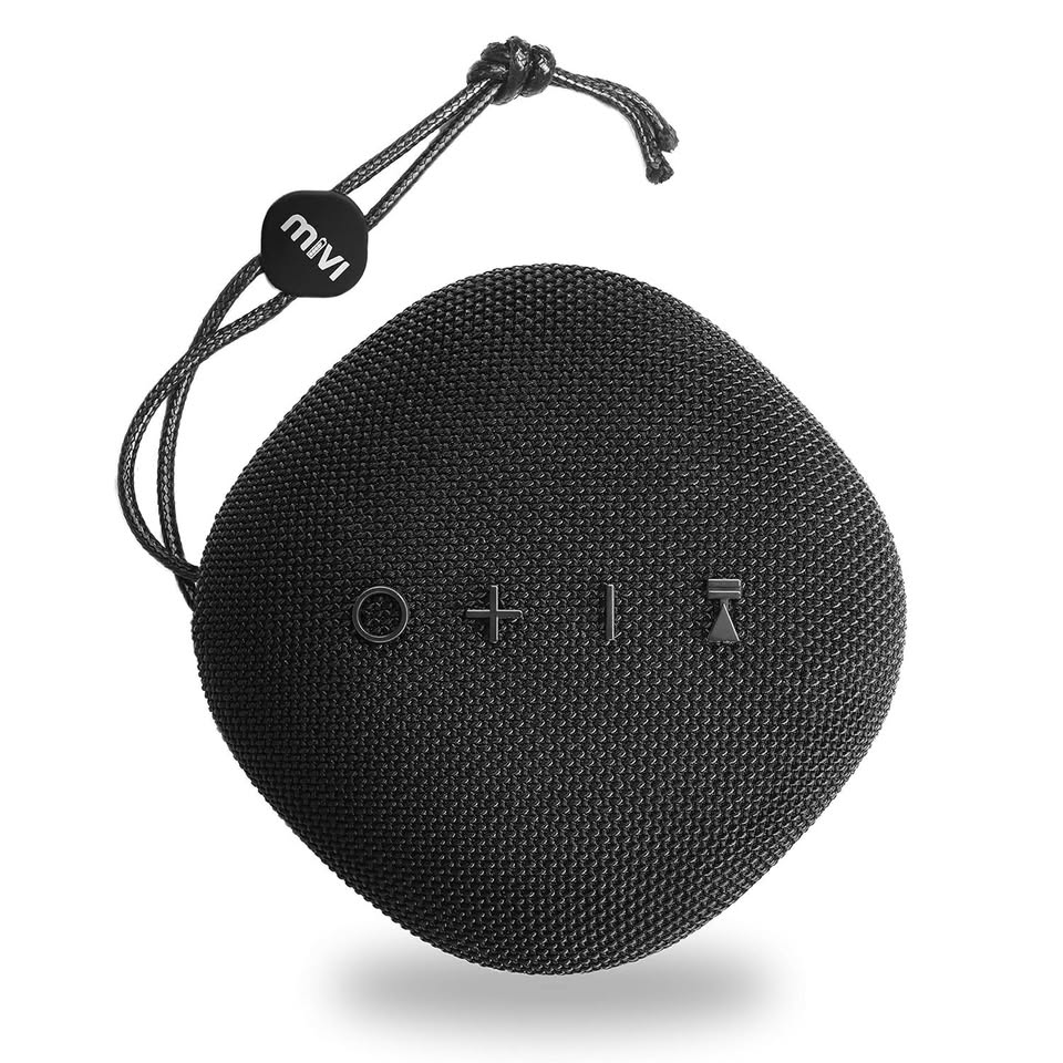 Enceinte sans fil portable KOOLBOKS avec son HD, basses percutantes de 10 watts - Noir