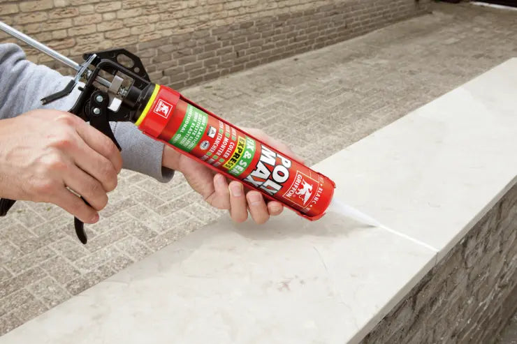 Mastic colle Poly Max High Tack Express 45kg/cm2 GRIFFON Blanc 435 gr