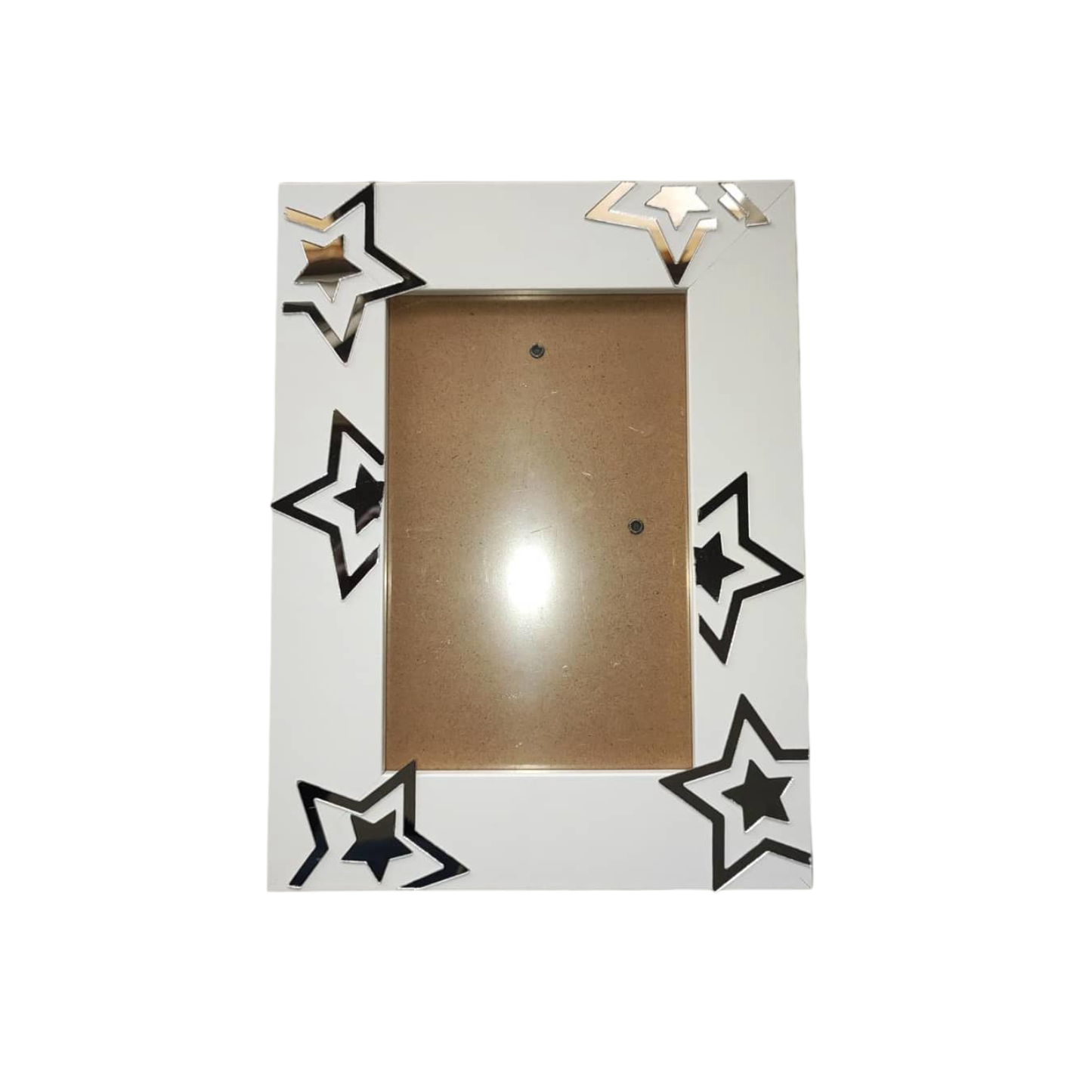 Cadre photo 5x7, cadre photo étoile avec support blanc, idéal pour exposer vos photos au mur ou sur une table, collage pour décorer votre galerie ou votre intérieur.