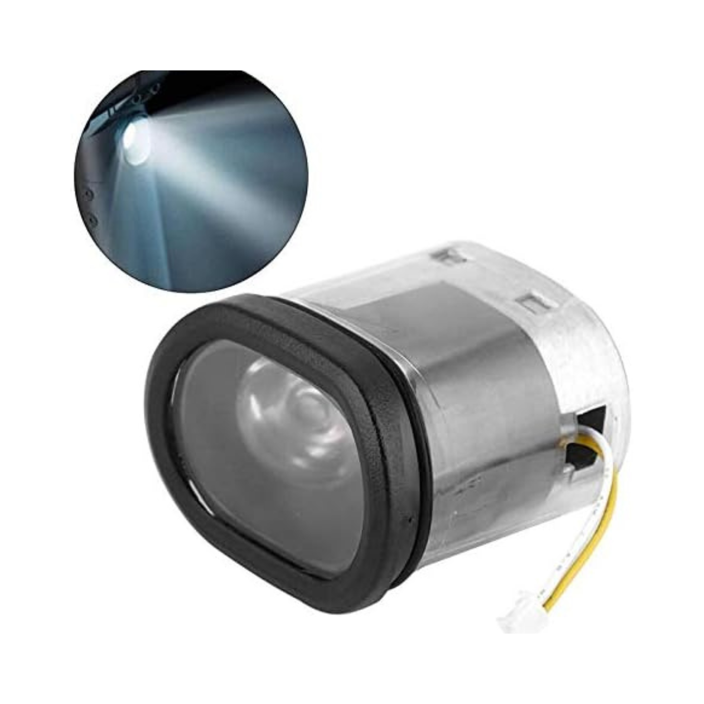 Phare avant LED pour trottinette électrique Ninebot ES1 ES2 ES4 (noir)